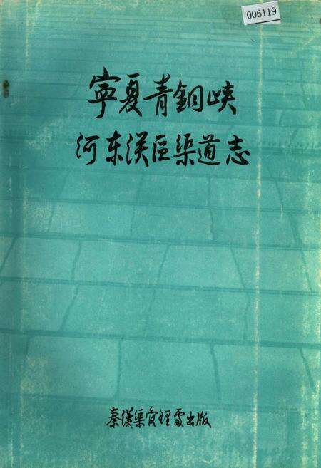 《宁夏青铜峡河东区渠道志》.pdf_宁夏回族自治区志缩略图