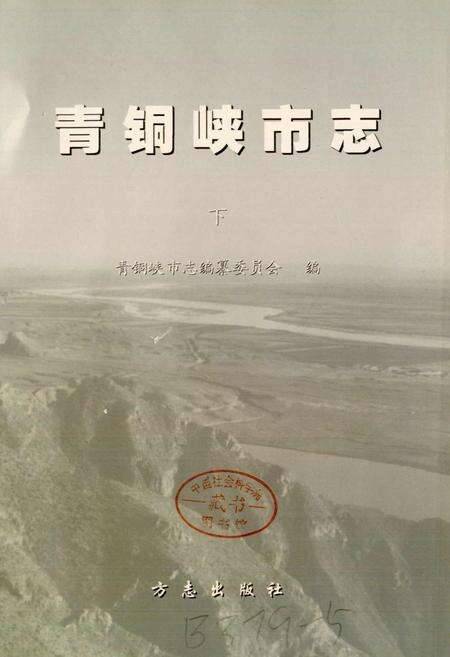 《青铜峡市志 下》.pdf_宁夏回族自治区志预览图1