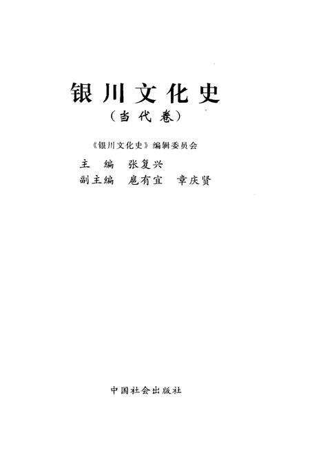 《银川文化史当代卷》.pdf_宁夏回族自治区志预览图1