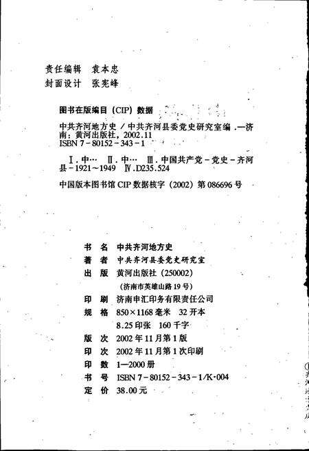 《中共齐河地方史》.pdf_山东省志预览图2