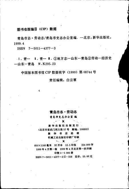 《青岛市志 劳动志》.pdf_山东省志预览图2