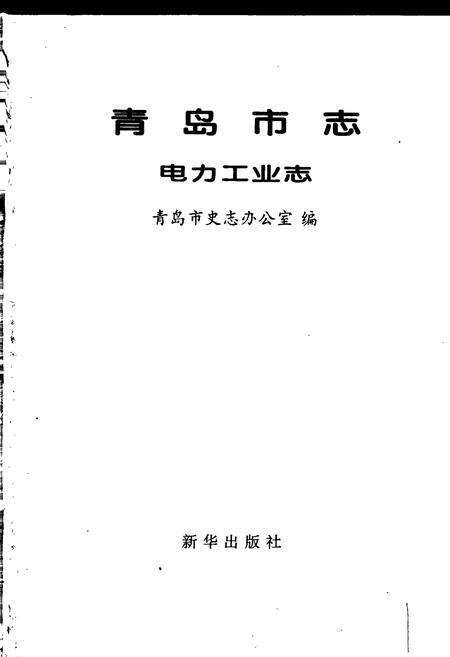 《青岛市志 电力工业志》.pdf_山东省志预览图1
