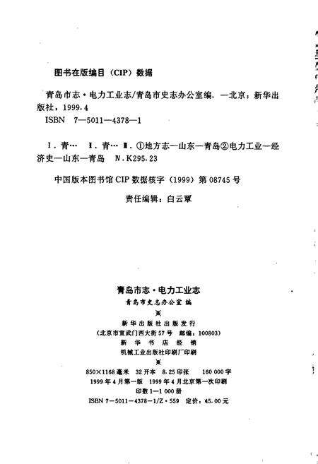 《青岛市志 电力工业志》.pdf_山东省志预览图2