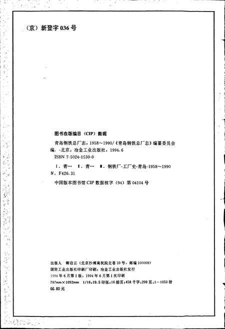 《青岛钢铁总厂志》.pdf_山东省志预览图2