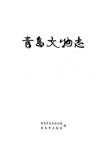 《青岛文物志》.pdf_山东省志预览图1