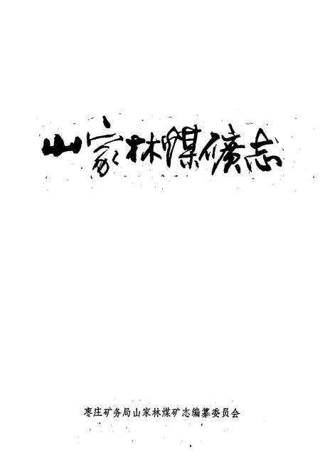 《山家林煤矿志》.pdf_山东省志预览图1