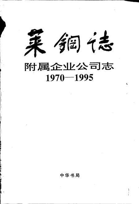 《莱钢志 附企公司志》.pdf_山东省志预览图1