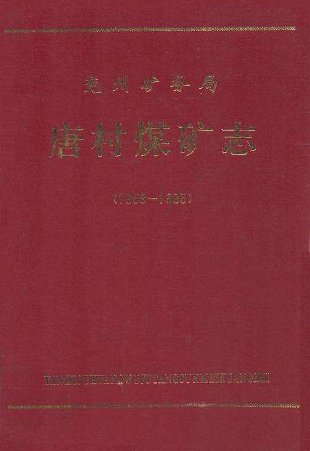 《唐村煤矿志(1958-1985)》.pdf_山东省志缩略图