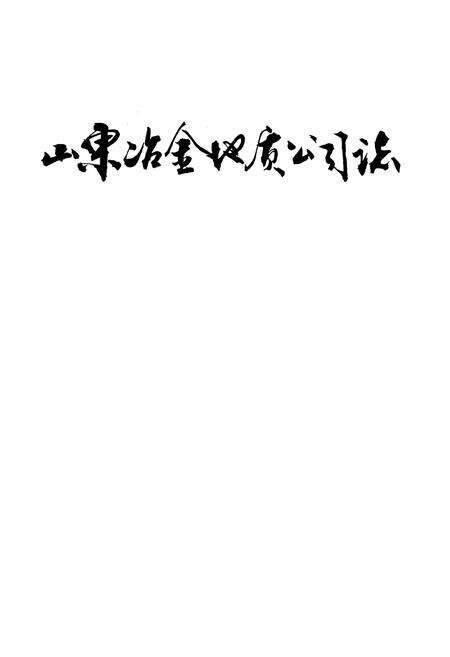 《山东冶金地质勘探公司志·全一卷(1953-1985)》.pdf_山东省志预览图1