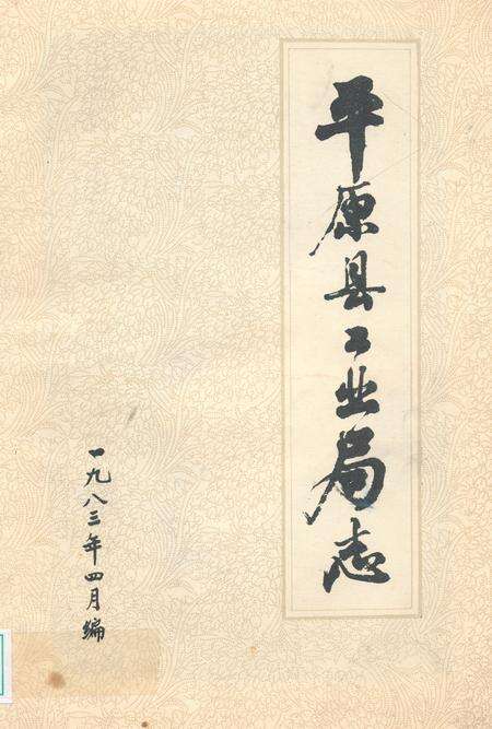 《平原县工业局局志》.pdf_山东省志缩略图
