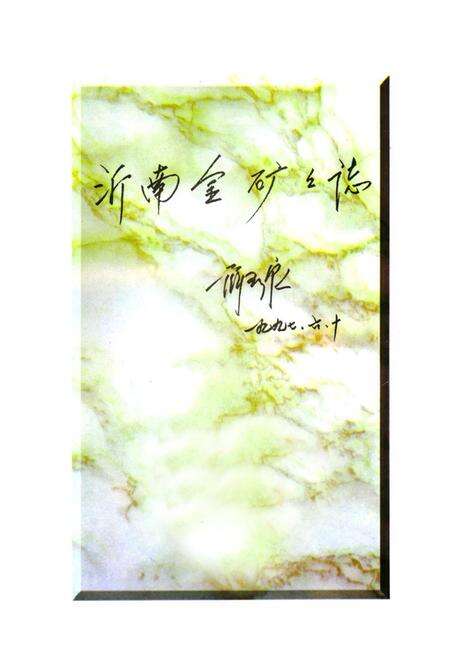 《山东省沂南金矿矿志》.pdf_山东省志预览图1