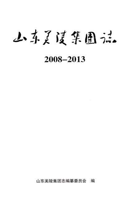 《山东美陵集团志 2008-2013》.pdf_山东省志预览图1