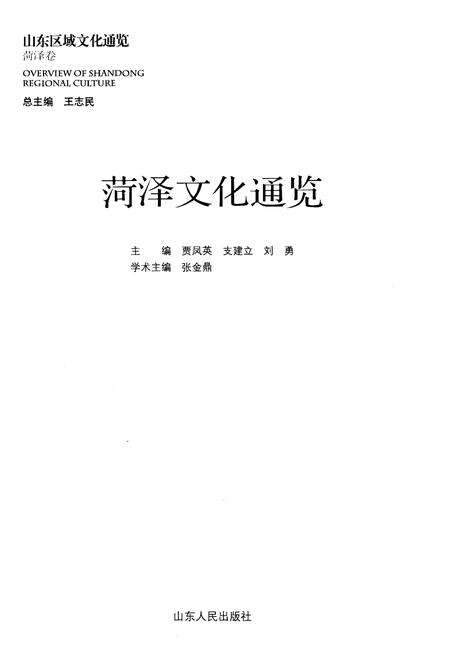 《山东区域文化通览 菏泽文化通览》.pdf_山东省志预览图1