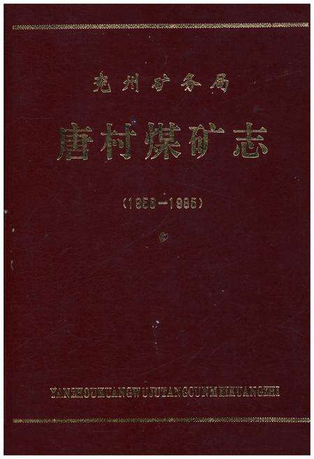 《兖州矿务局唐村煤矿志（1958-1985）》.pdf_山东省志缩略图
