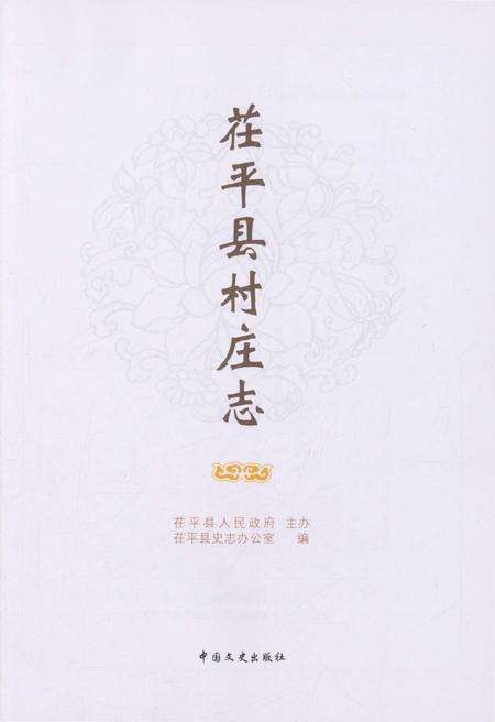 《茌平县村庄志》.pdf_山东省志预览图1