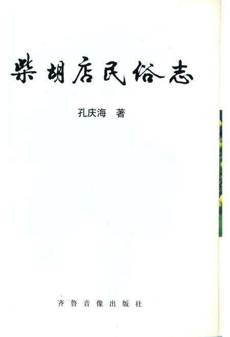 《柴胡店民俗志》.pdf_山东省志预览图2