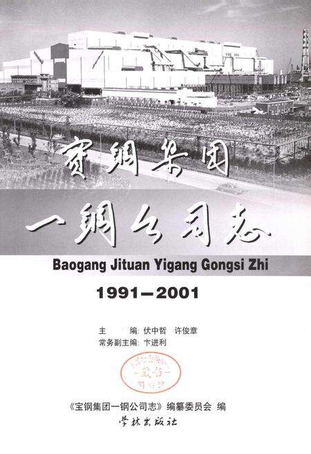 《宝钢集团一钢公司志》.pdf电子版_上海市志预览图1