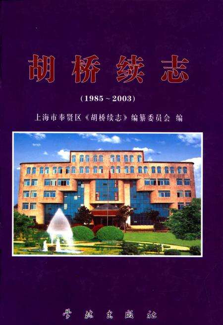 《胡桥续志(1985-2003)》.pdf电子版_上海市志缩略图