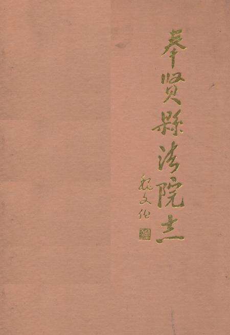 《奉贤县法院志》.pdf电子版_上海市志缩略图