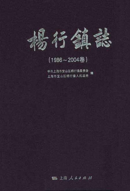 《杨行镇志(1986~2004)》.pdf电子版_上海市志缩略图