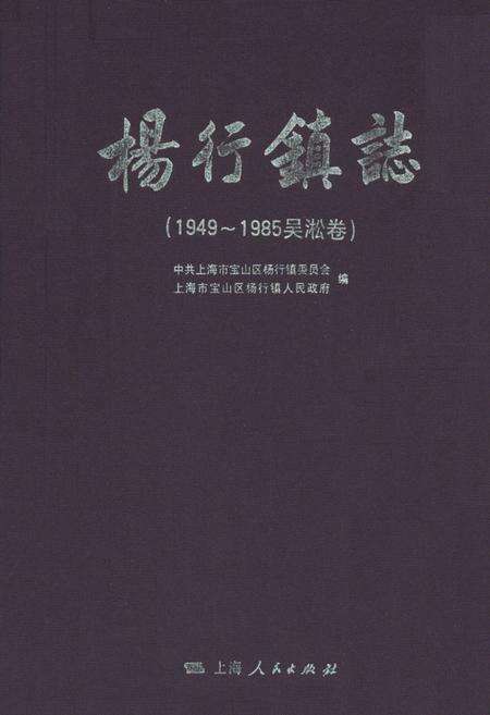 《杨行镇志(1949~1985吴淞卷)》.pdf电子版_上海市志缩略图