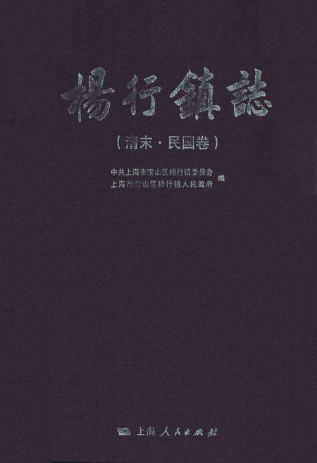 《杨行镇志(清末·民国卷)》.pdf电子版_上海市志缩略图