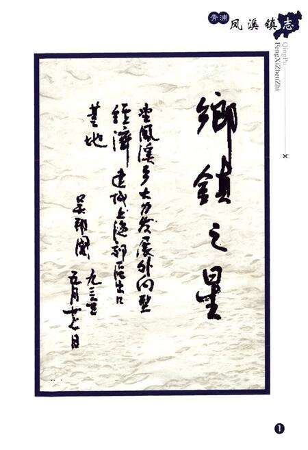 《凤溪镇志》.pdf电子版_上海市志预览图2