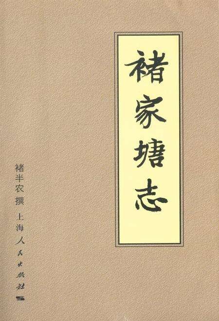 《《褚家塘志》》.pdf电子版_上海市志缩略图