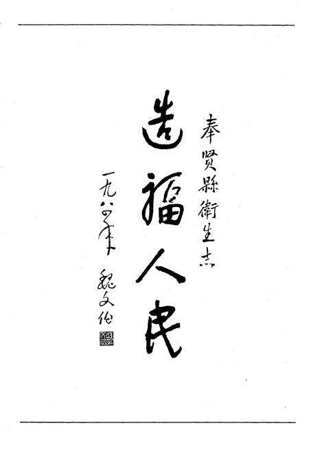 《《奉贤县卫生志》》.pdf电子版_上海市志预览图3