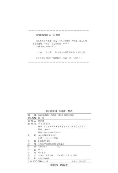 《南汇新城镇芦潮港镇志》.pdf电子版_上海市志预览图2