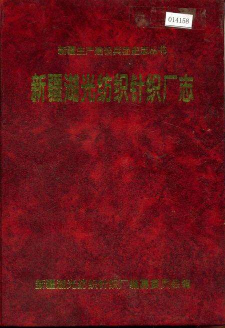 《新疆湖光纺织针织厂志》.pdf_新疆维吾尔自治区志缩略图