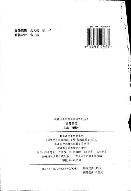 《巴楚县志》.pdf_新疆维吾尔自治区志预览图2