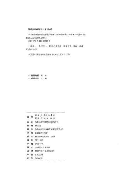 《中国石油新疆销售公司志（1954-2013）》.pdf_新疆维吾尔自治区志预览图2
