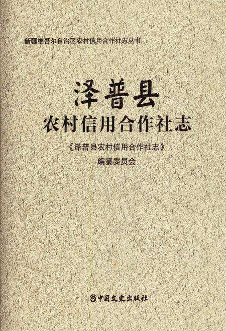 《泽普县农村信用合作社志》.pdf_新疆维吾尔自治区志缩略图