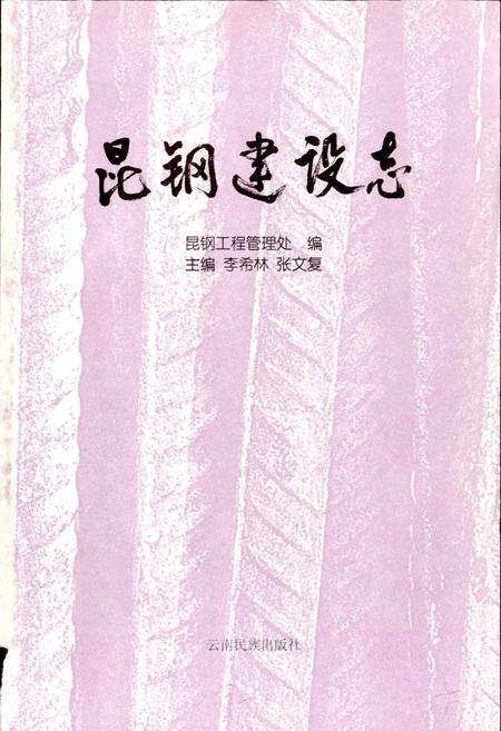 《昆钢建设志》.pdf_云南省志预览图1