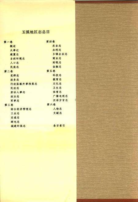《玉溪地区志 第六卷》.pdf_云南省志预览图1