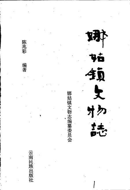 《娜姑镇文物志》.pdf_云南省志预览图1
