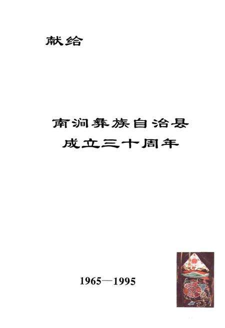 《南涧彝族自治县民族志》.pdf_云南省志预览图4