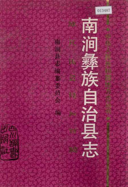 《南涧彝族自治县志》.pdf_云南省志缩略图
