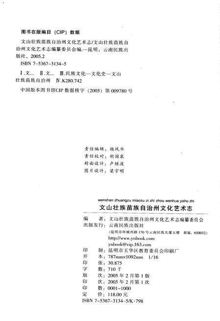 《文山壮族苗族自治州文化艺术志》.pdf_云南省志预览图2