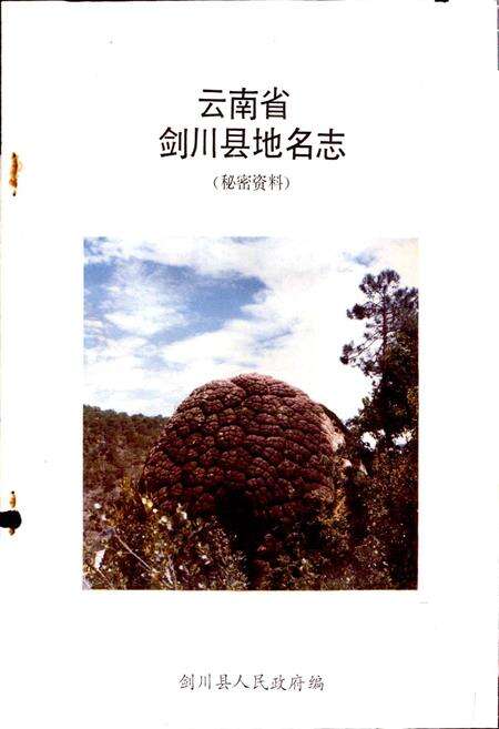 《云南省剑川县地名志》.pdf_云南省志预览图1