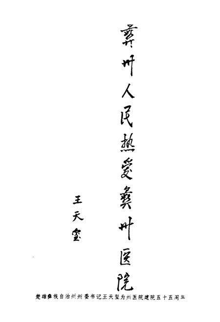 《云南省楚雄州人民医院志(1938年-1990年)》.pdf_云南省志预览图3