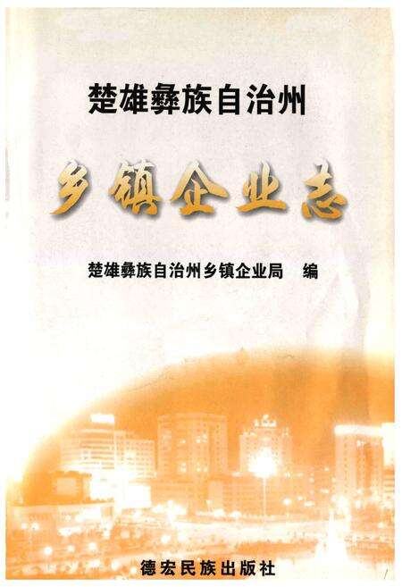 《《楚雄彝族自治州乡镇企业志》》.pdf_云南省志预览图1