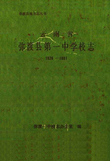 《《云南省弥渡县第一中学校志(1928-1991)》》.pdf_云南省志缩略图