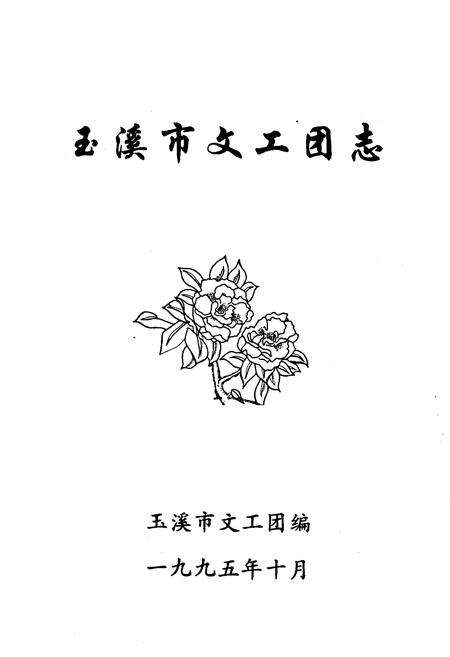 《《玉溪市文工团志》》.pdf_云南省志预览图1