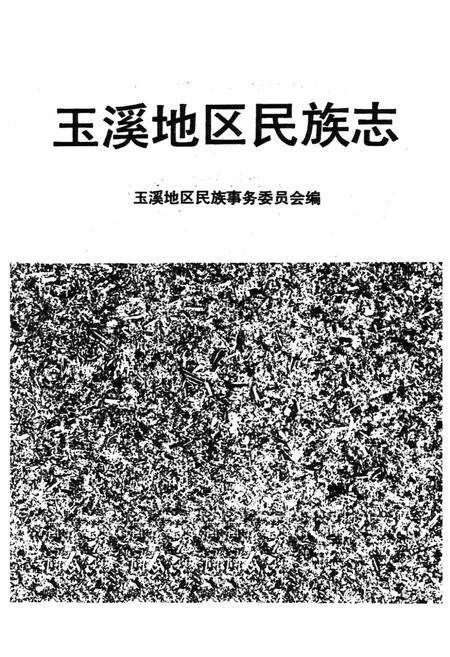 《玉溪地区民族志》.pdf_云南省志预览图1
