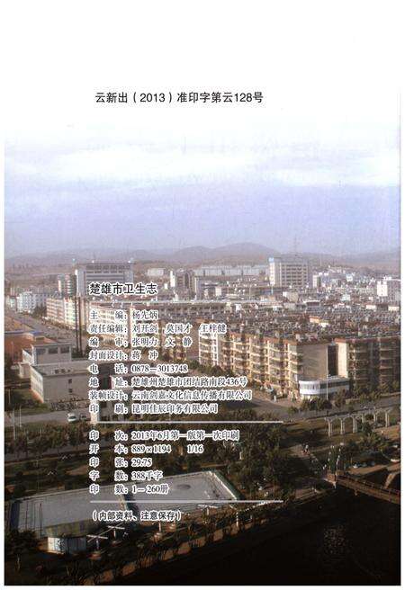 《楚雄市卫生志》.pdf_云南省志预览图2