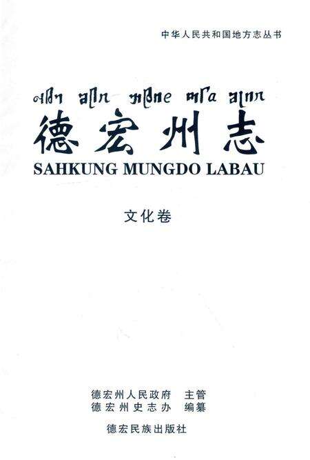 《中华人民共和国地方志丛书  德宏州志  文化卷》.pdf_云南省志预览图2