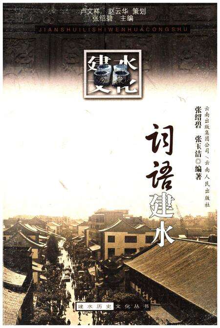 《建水历史文化丛书 词语建水》.pdf_云南省志缩略图