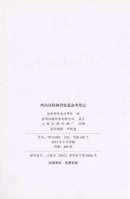 《西山区棕树营街道办事处志》.pdf_云南省志预览图2
